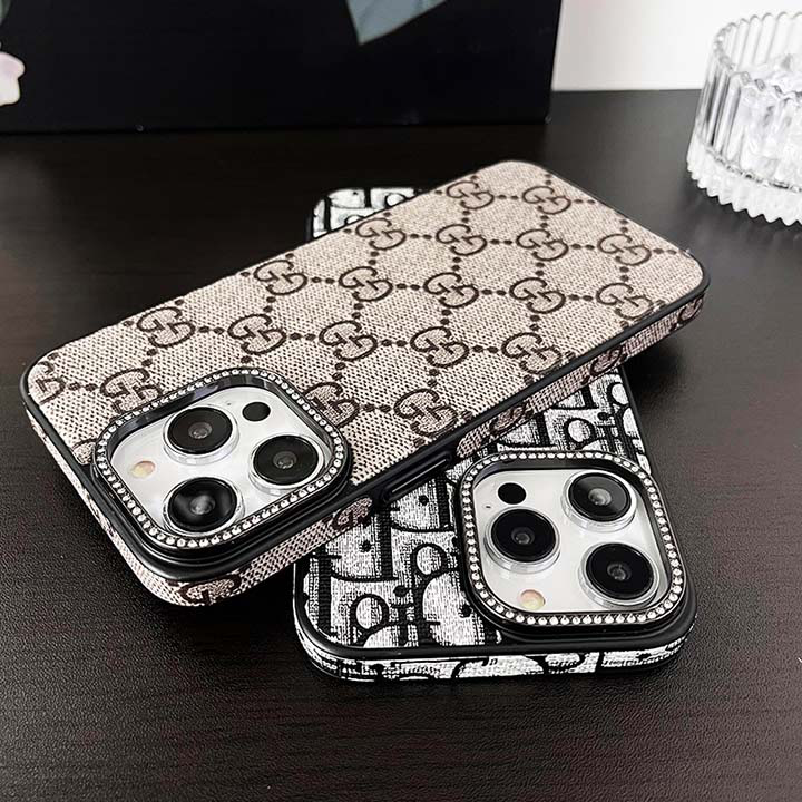 Funda para iPhone con borde Luxe Fabric Sparkle