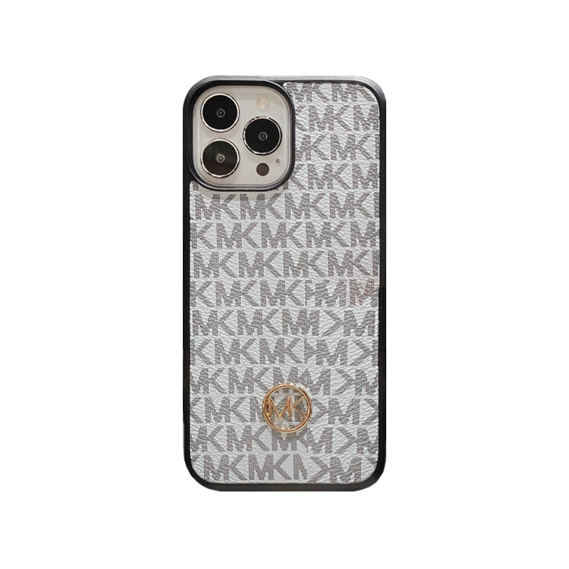 Funda de lujo para iPhone Marrón-MKK240603