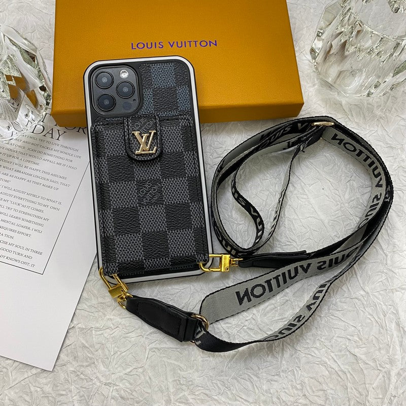 Lyxig Card Bag Chain iPhone Fodral