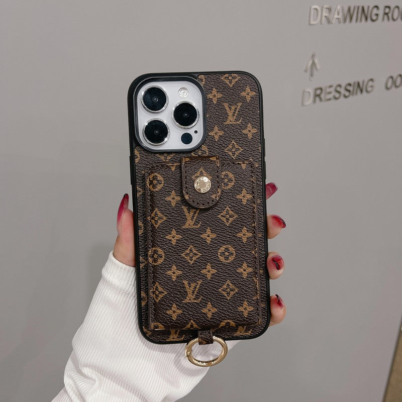 Lyxig kortväska Klassiskt färg iPhonefodral