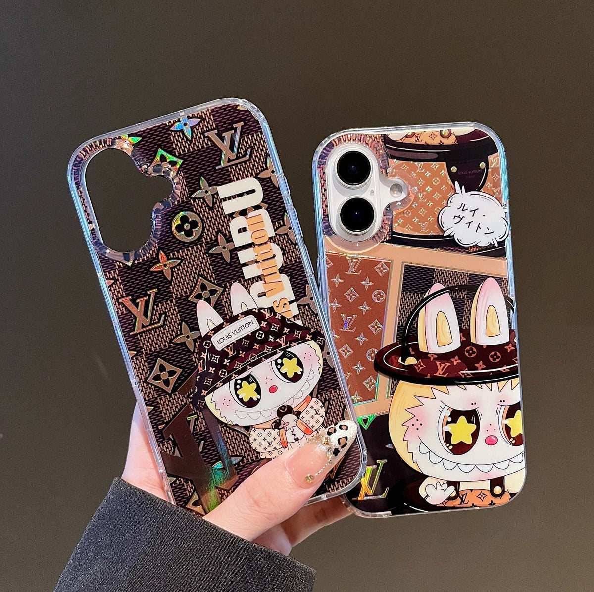 Funda de lujo para iPhone Labubu L & V: lo lindo se encuentra con la clase