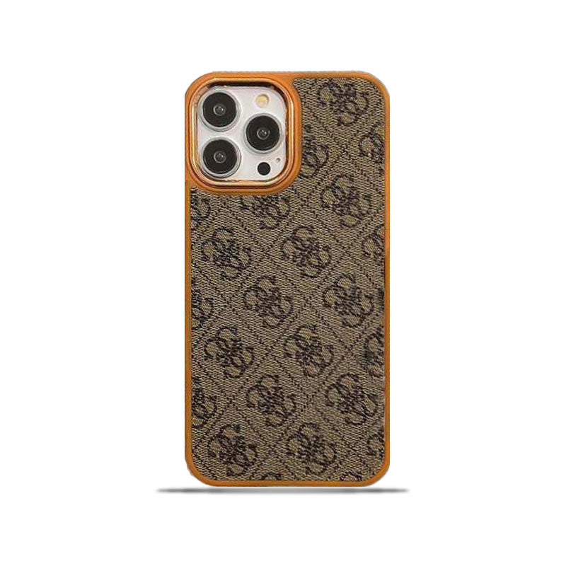 Funda amarilla de lujo para iPhone-MD231025