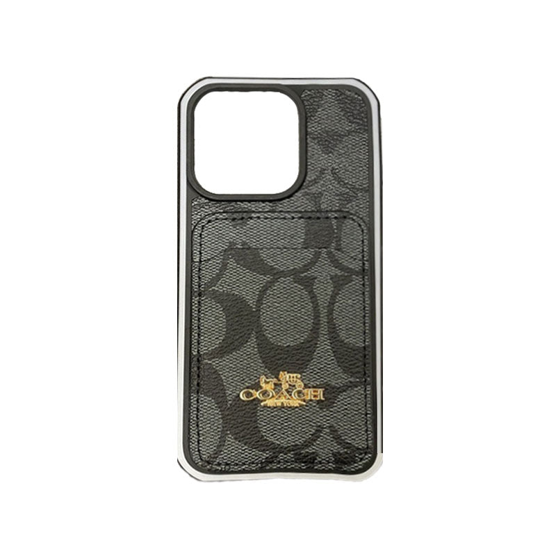 Funda clásica para iPhone con tarjetero Café -KB241416