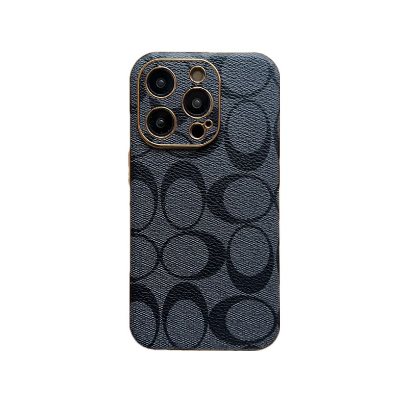 Klassiskt iPhonefodral Läder Svart -QBK240513