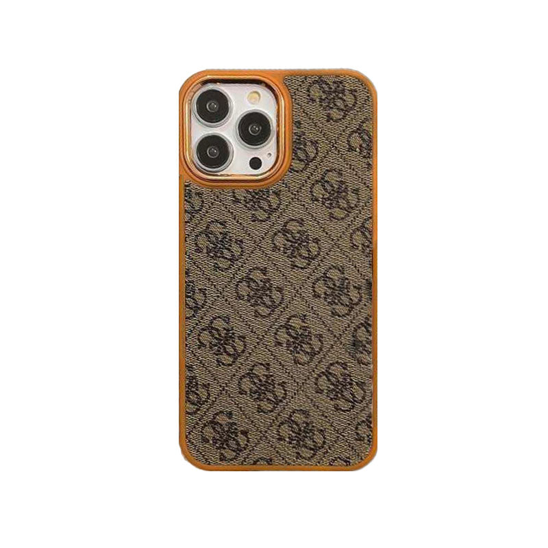 Funda amarilla de lujo para iPhone-MD231025