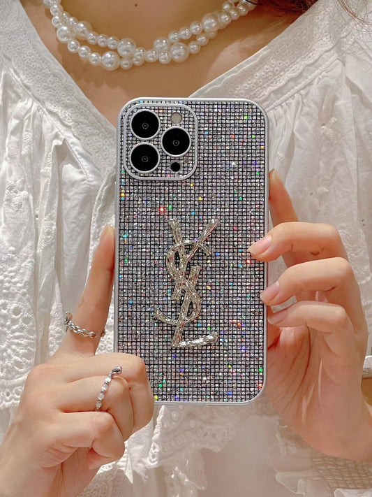 Fundas lujosas para iPhone con purpurina