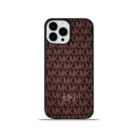 Funda de lujo para iPhone Marrón-MKK240603