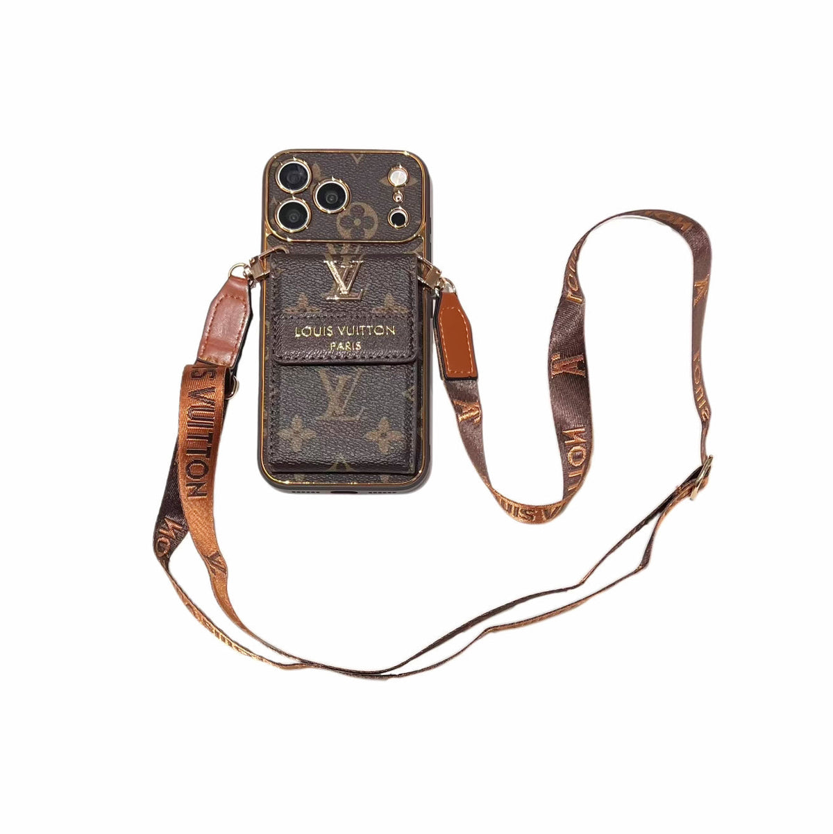 Nueva funda clásica de lujo para teléfono con tarjetero 11
