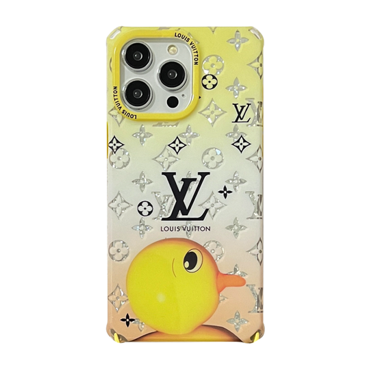 Plaza de lujo del pato y el conejo Funda y vinilo para iPhone