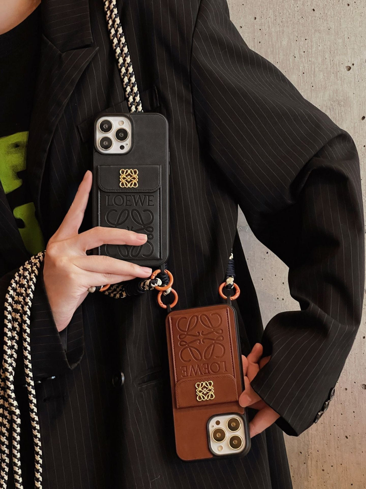 Loe korthållare iPhone läderfodral