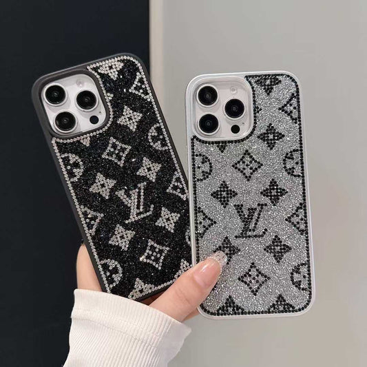 Funda para iPhone inspirada en Y - S - L holográfica con purpurina de lujo - Edición Diamond Shine