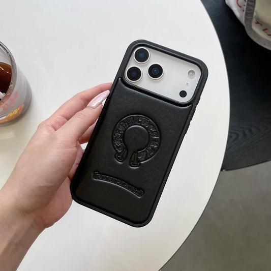 Premium fodral för iPhone i konstläder