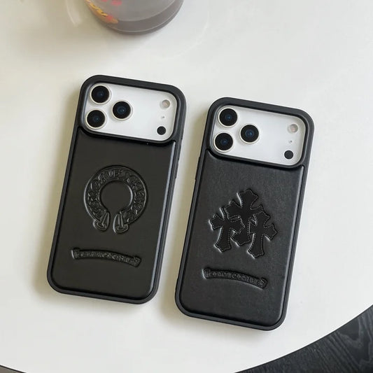 Premium fodral för iPhone i konstläder