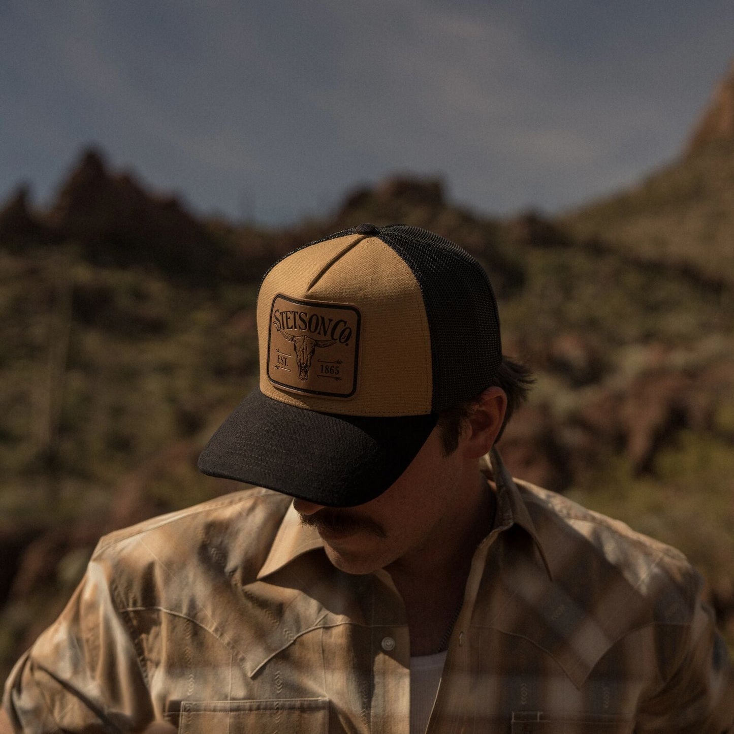Longhorn Patch Trucker Hat