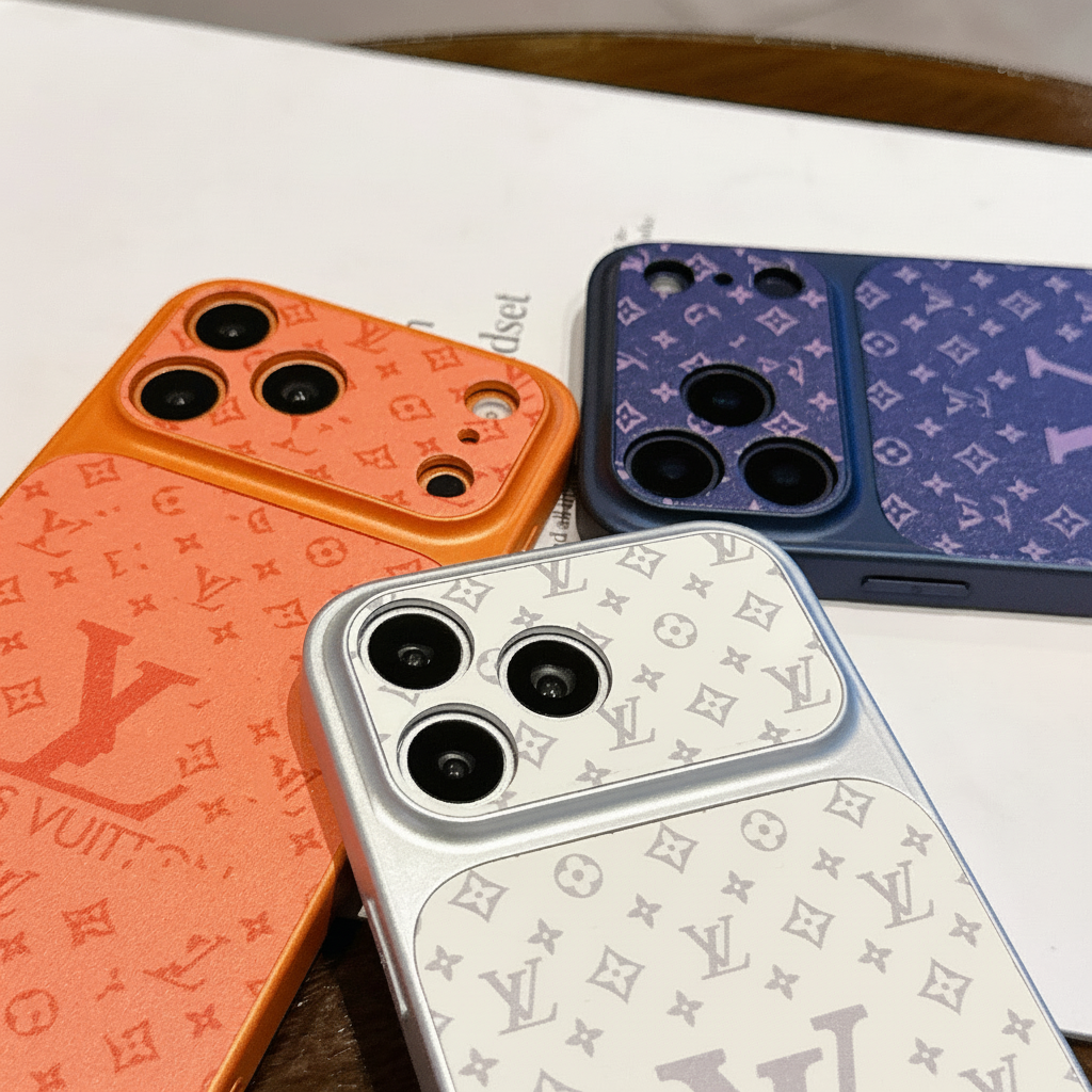Funda de lujo para iPhone con estampado en relieve
