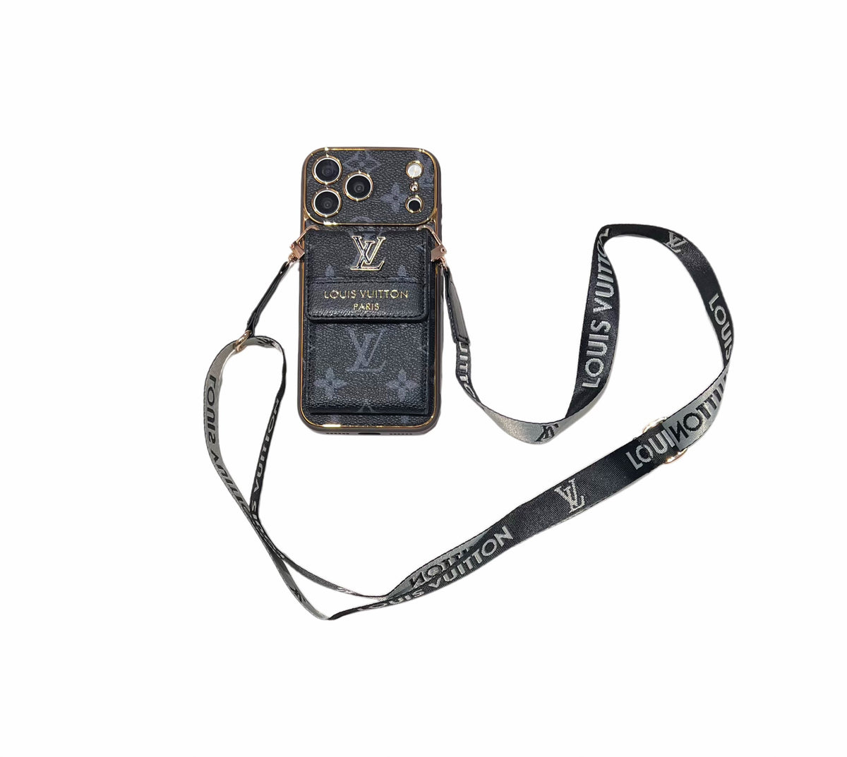 Nueva funda clásica de lujo para teléfono con tarjetero 11