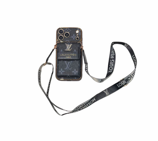 Nueva funda clásica de lujo para teléfono con tarjetero 11
