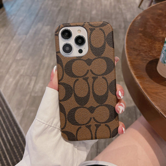 Funda clásica para iPhone Marrón -JDK241426
