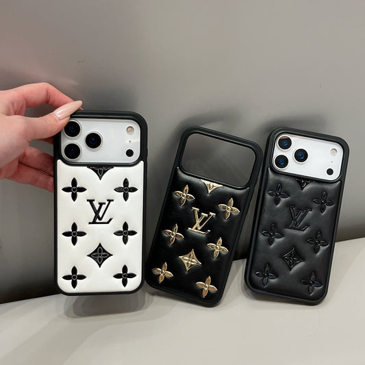 Lyxigt 3D-präglat Designer iPhone-fodral
