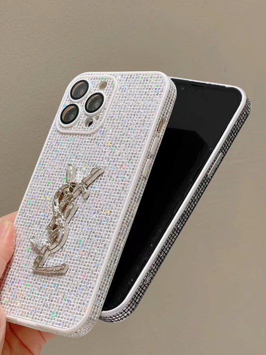 Fundas lujosas para iPhone con purpurina