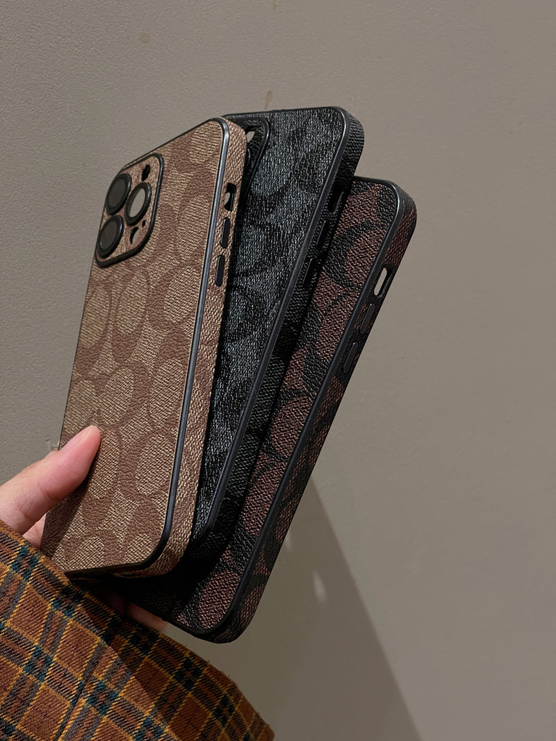 Funda clásica para iPhone negra -QB240402