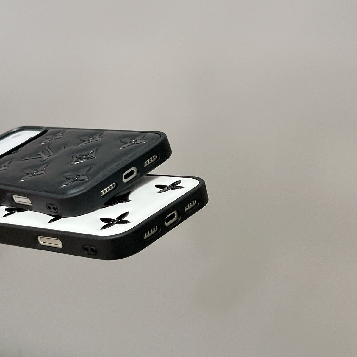 Lyxigt 3D-präglat Designer iPhone-fodral