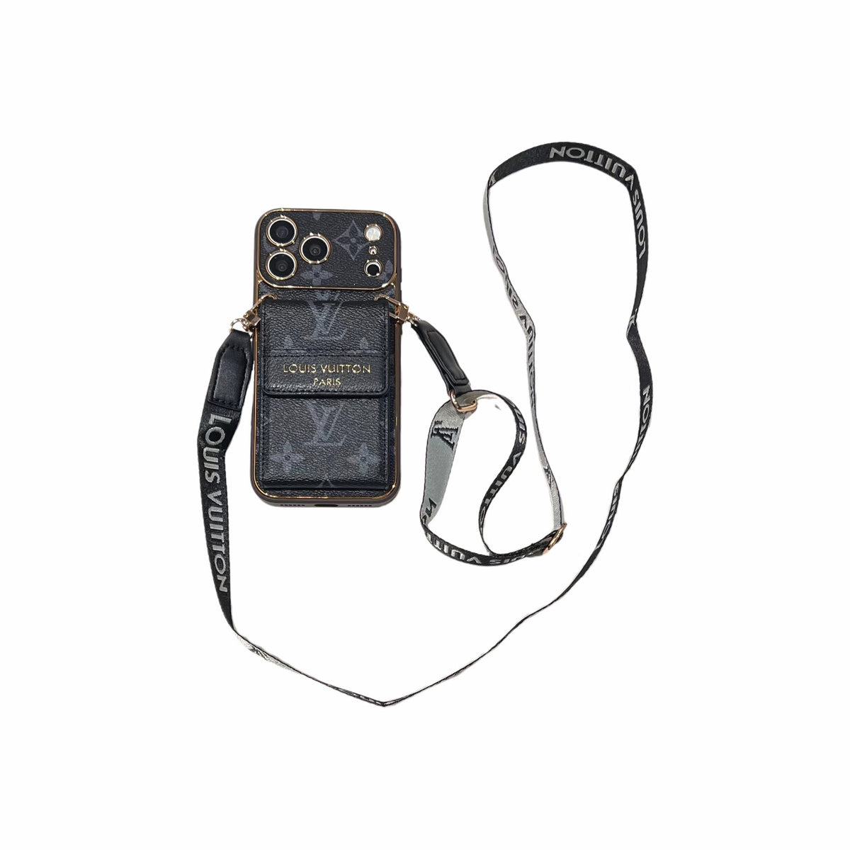 Nueva funda clásica de lujo para teléfono con tarjetero 02