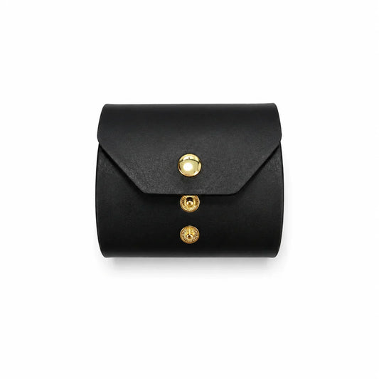 Handcrafted Leather Cash Wrap Wallet — Slim, Minimal, Essential
