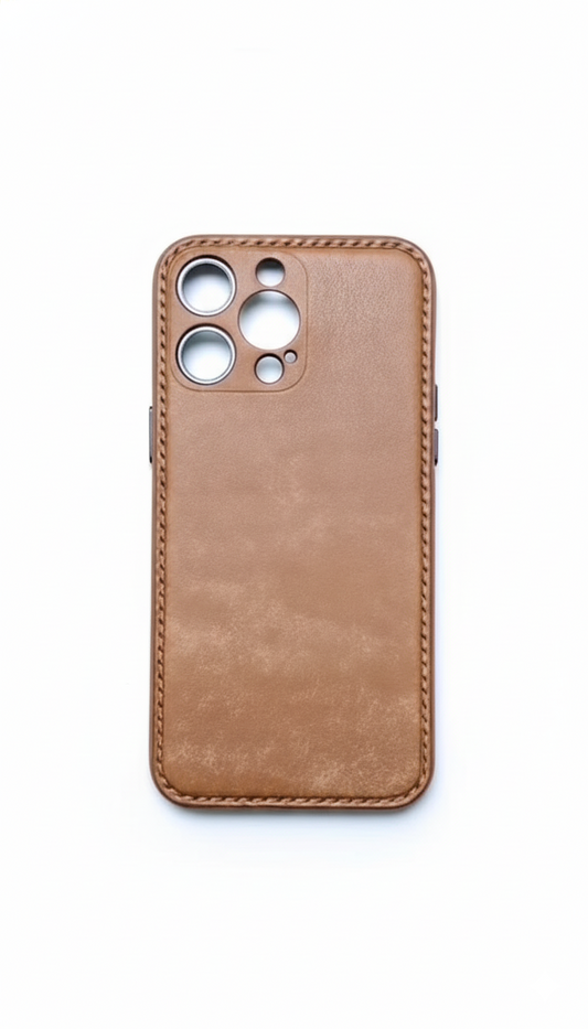Funda unibody de cuero de plena flor para iPhone: el arte de la artesanía en cuero puro