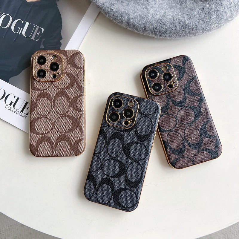 Klassiskt iPhonefodral Läder Svart -QBK240513