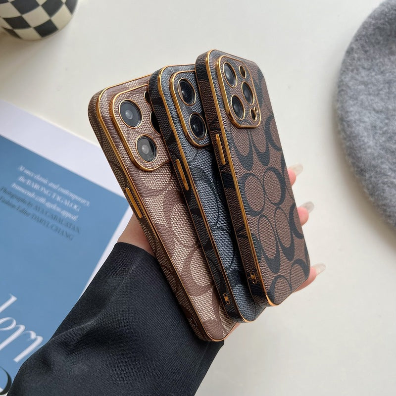 Klassiskt iPhonefodral Läder Svart -QBK240513