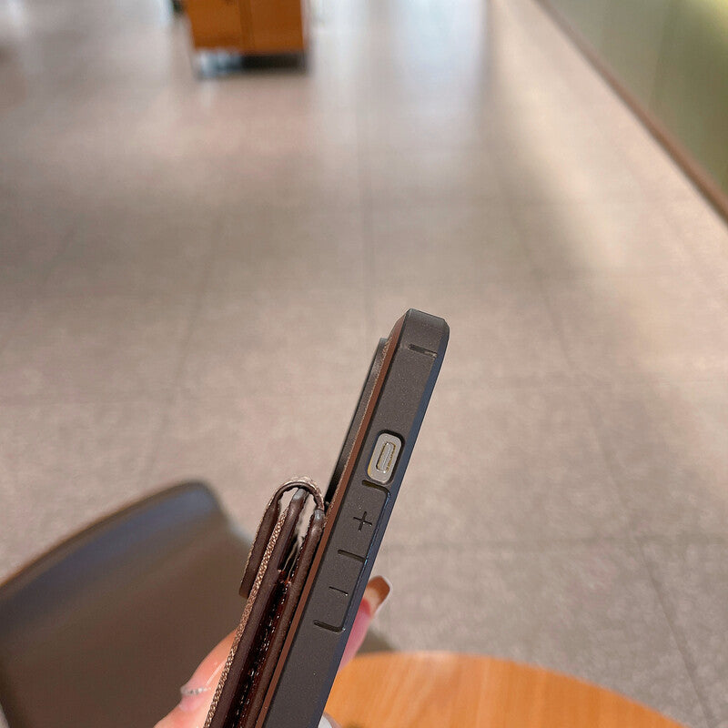 Klassiskt iPhonefodral med plånbok -LBK241416