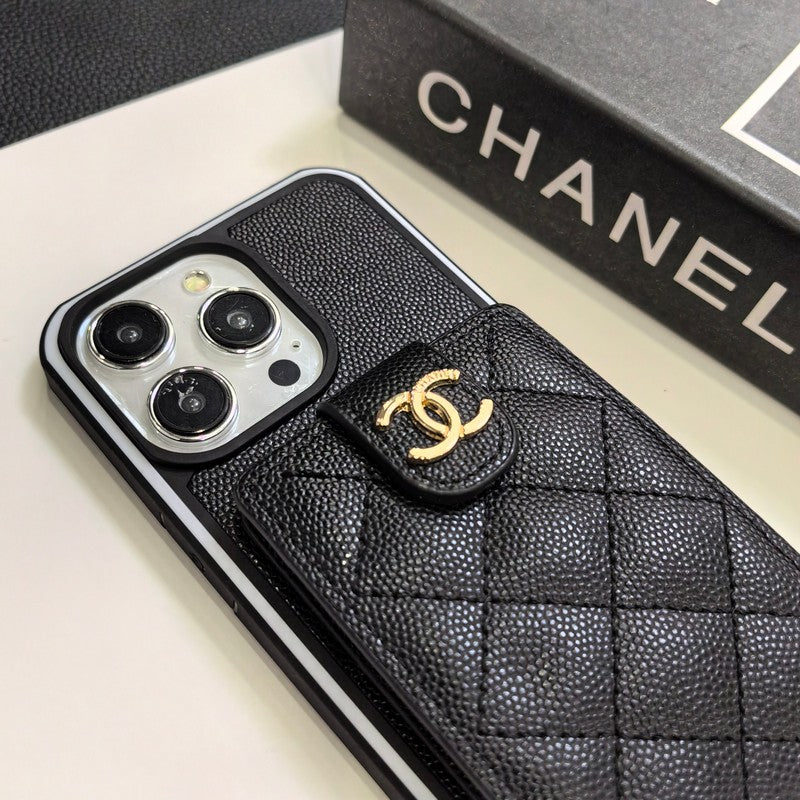 Elegant Crossbody-läderfodral för iPhone