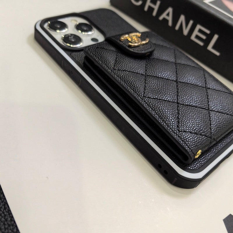 Elegant Crossbody-läderfodral för iPhone