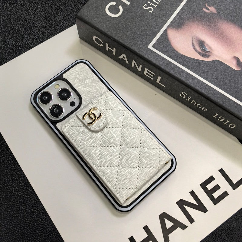 Elegant Crossbody-läderfodral för iPhone
