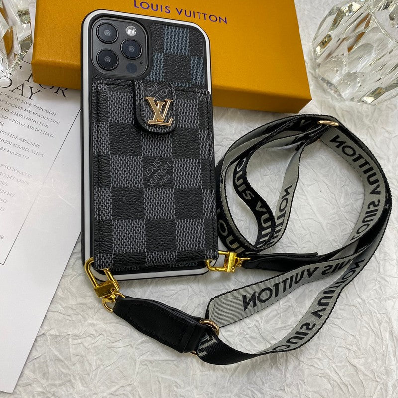 Lyxig Card Bag Chain iPhone Fodral