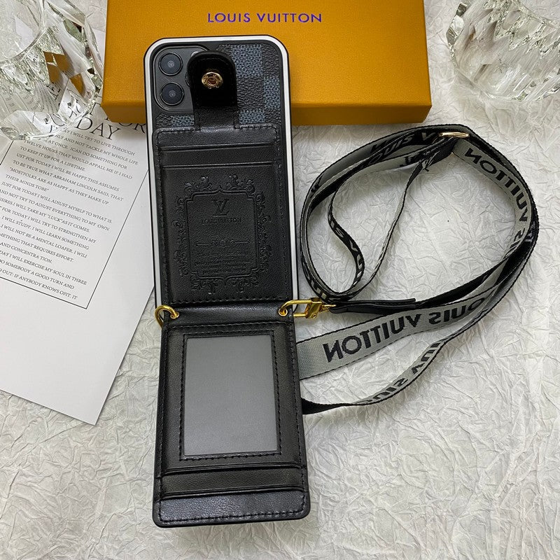 Lyxig Card Bag Chain iPhone Fodral