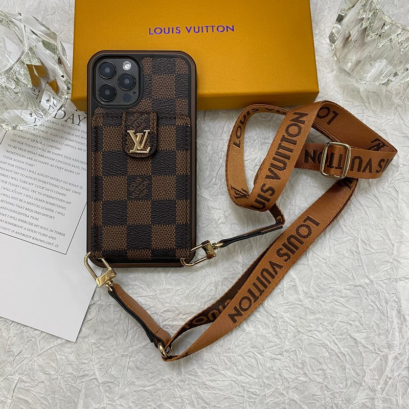 Lyxig Card Bag Chain iPhone Fodral
