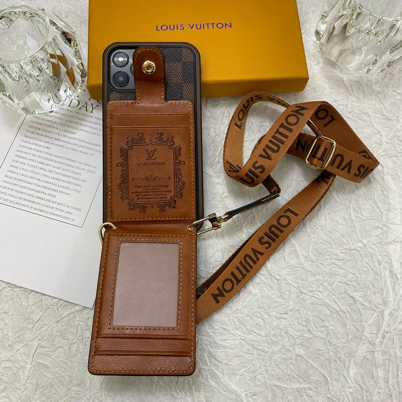 Lyxig Card Bag Chain iPhone Fodral