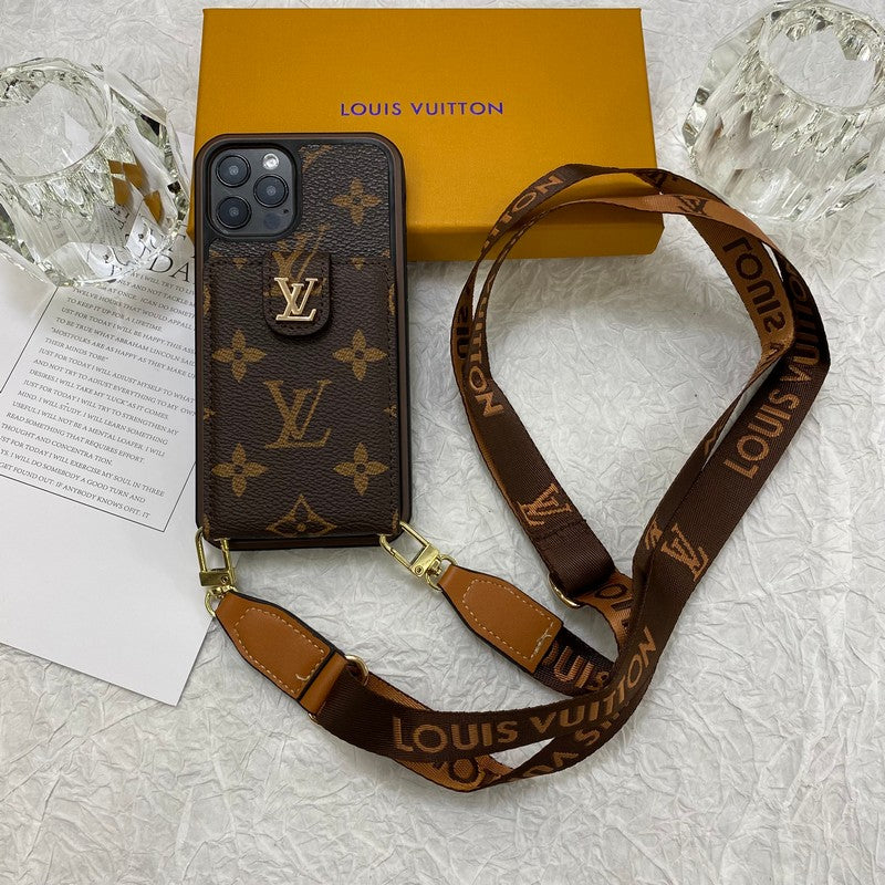 Lyxig Card Bag Chain iPhone Fodral