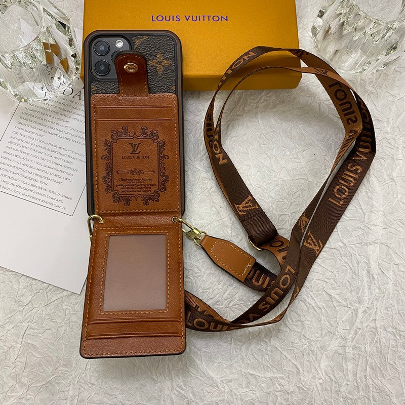 Lyxig Card Bag Chain iPhone Fodral