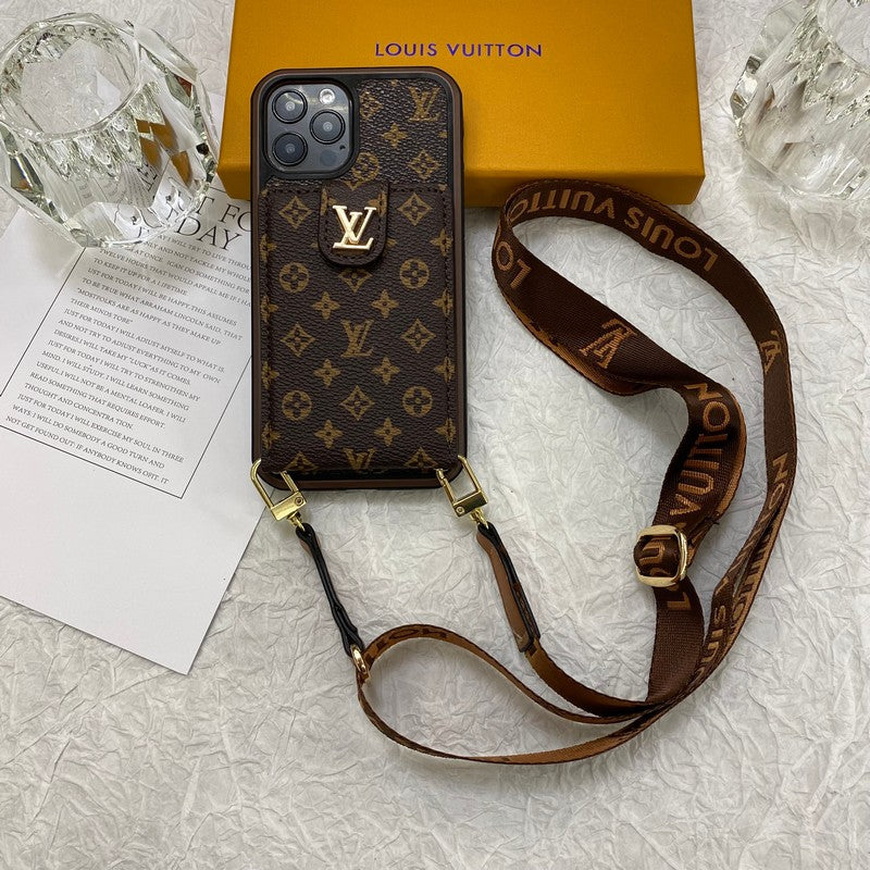 Lyxig Card Bag Chain iPhone Fodral