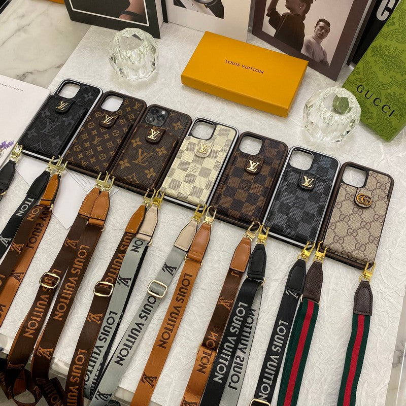Lyxig Card Bag Chain iPhone Fodral