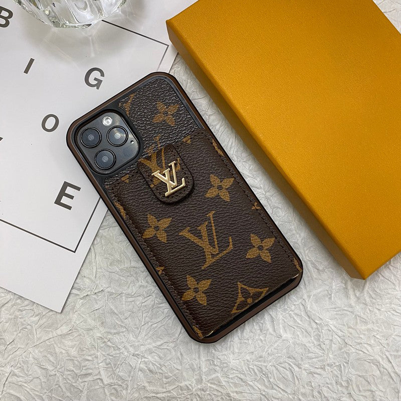 Funda de iPhone con tarjetero de lujo