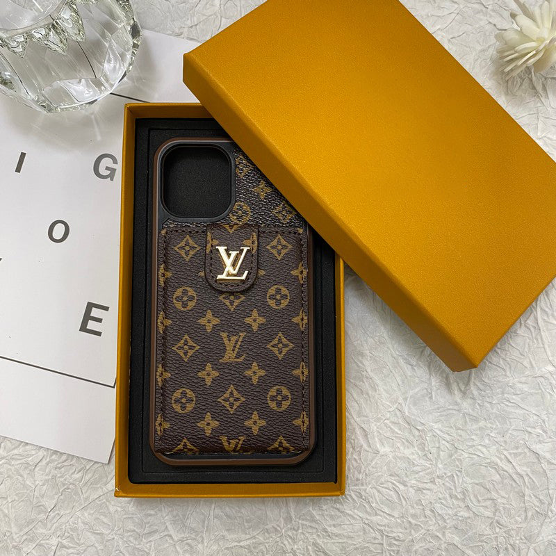 Funda de iPhone con tarjetero de lujo
