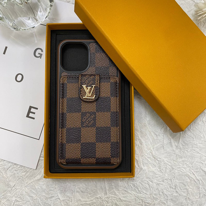 Funda de iPhone con tarjetero de lujo