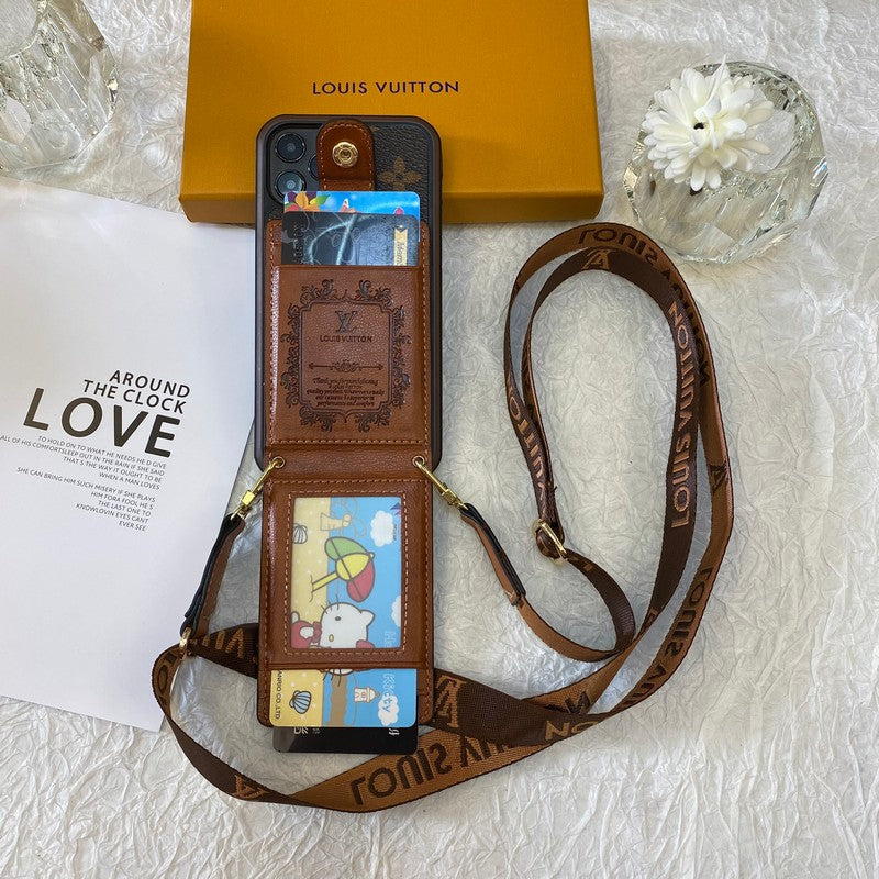 Lyxig Card Bag Chain iPhone Fodral
