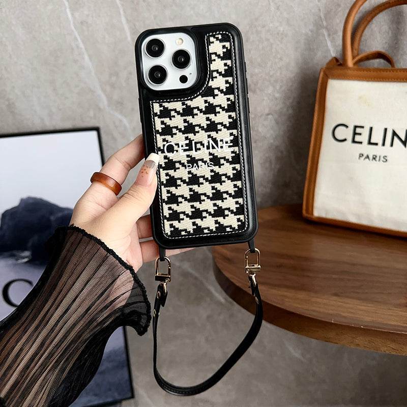 Funda para iPhone Fashion Hand Holder Leather 16