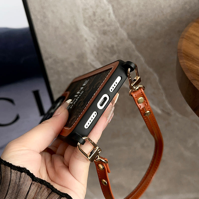 Funda para iPhone Fashion Hand Holder Leather 16