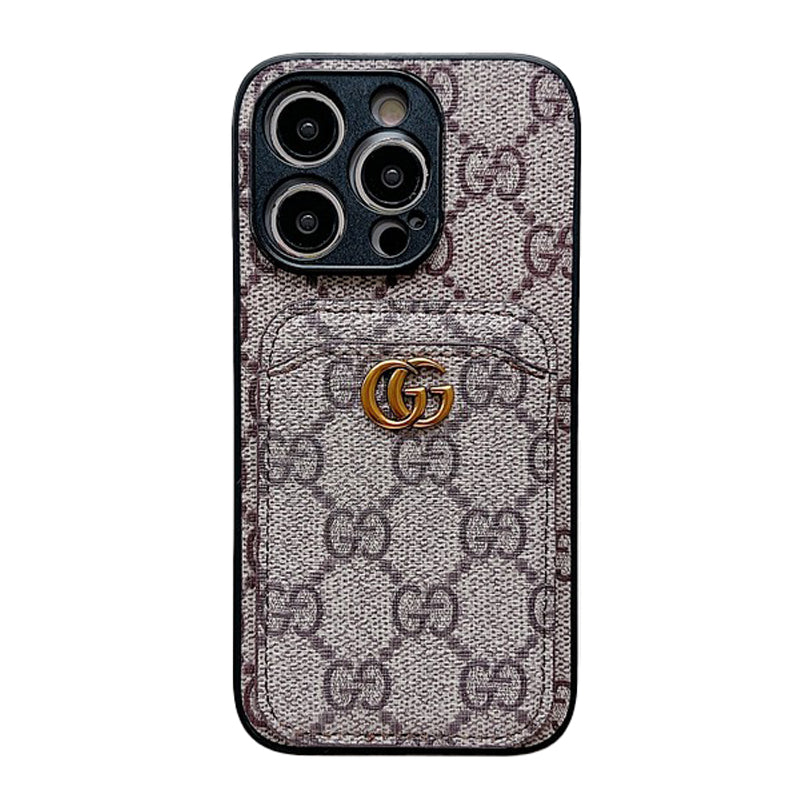 Funda clásica para iPhone con tarjetero premium